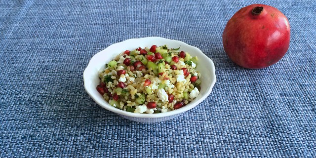 Pomegranate Bulgur Salad