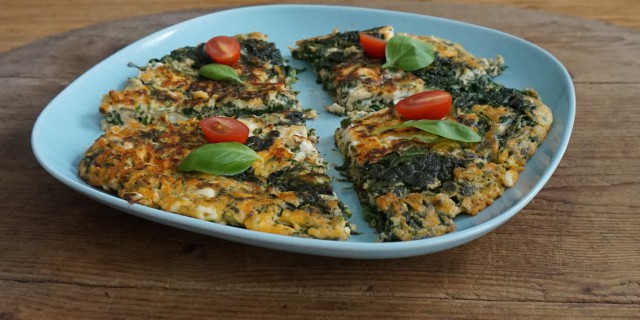 Spinach Feta Omelette